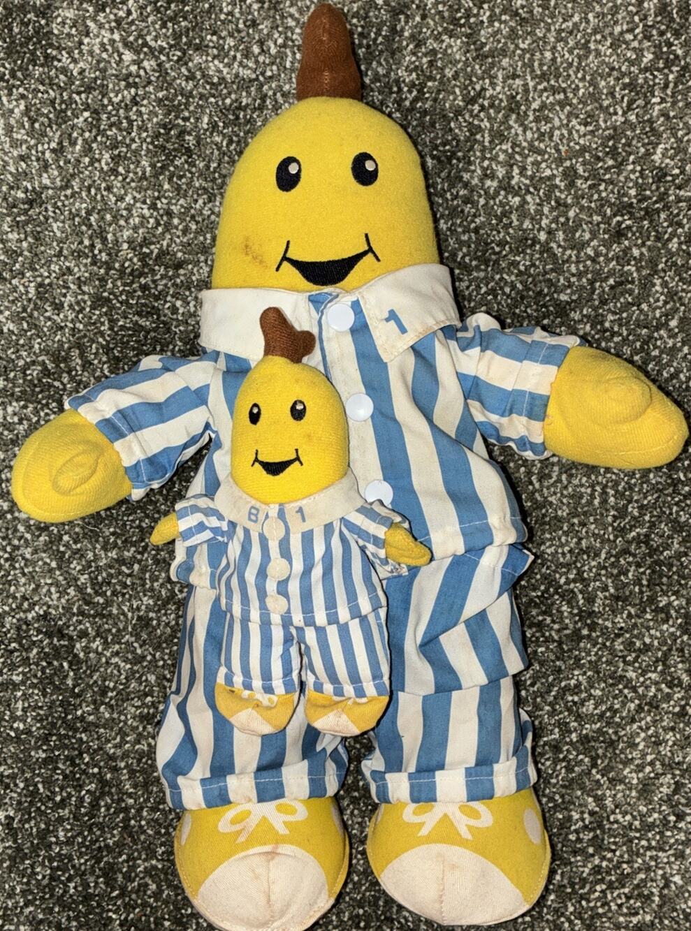 Vintage 1995 Tomy 16” Bananas in Pajamas Singing Plush Tested WORKING B1/Mini B1